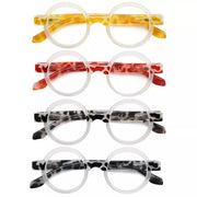eyekeeper.com Tortoise Reading Glasses  Round Style 4 Pack for Women R2007Z Eyeglasses