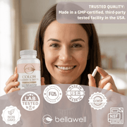 Bellawell Health Total Colon Cleanse & Detox by Bellawell Capsules White Smoke