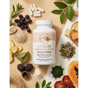 Bellawell Health Total Colon Cleanse & Detox by Bellawell Capsules Wheat