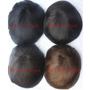 VIP Extensions Toupee for men PU Skin 100% Human Hair Toupee Human Hair