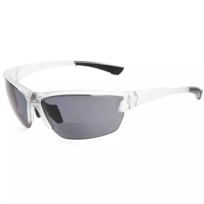 eyekeeper.com TR90 Half Rim Rectangle Bifocal Reading Sunglasses SG901 Sunglasses