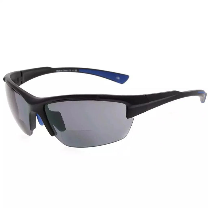 eyekeeper.com TR90 Half Rim Rectangle Bifocal Reading Sunglasses SG901 Sunglasses