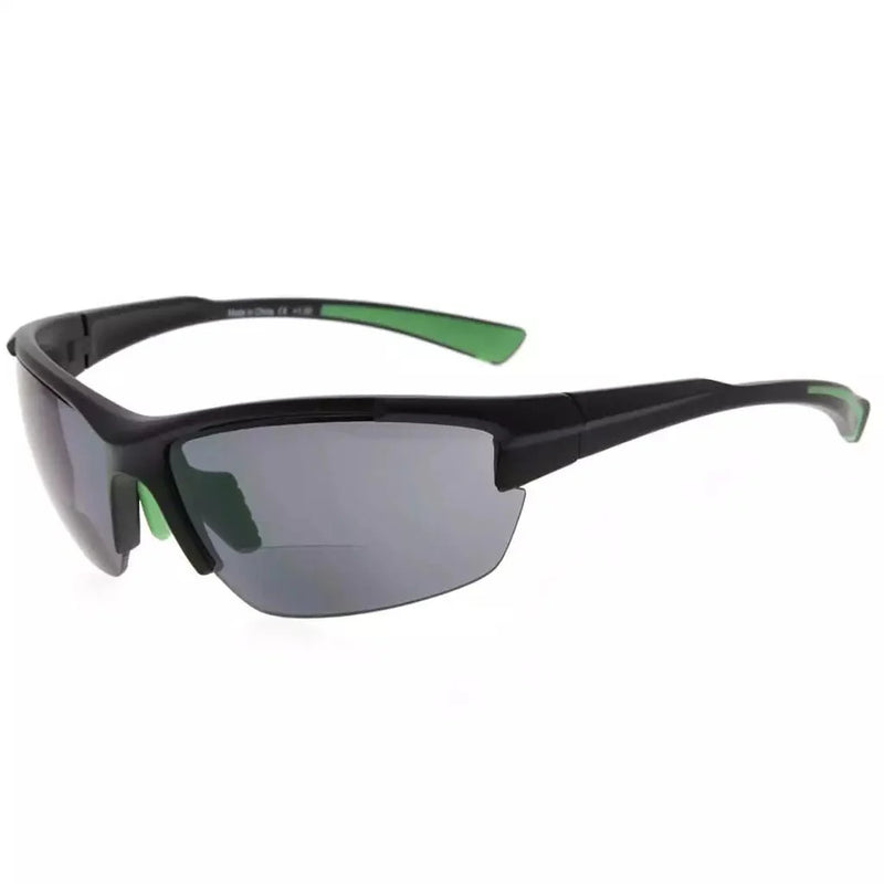 eyekeeper.com TR90 Half Rim Rectangle Bifocal Reading Sunglasses SG901 Sunglasses