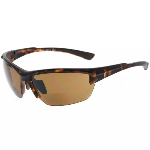 eyekeeper.com TR90 Half Rim Rectangle Bifocal Reading Sunglasses SG901 Sunglasses