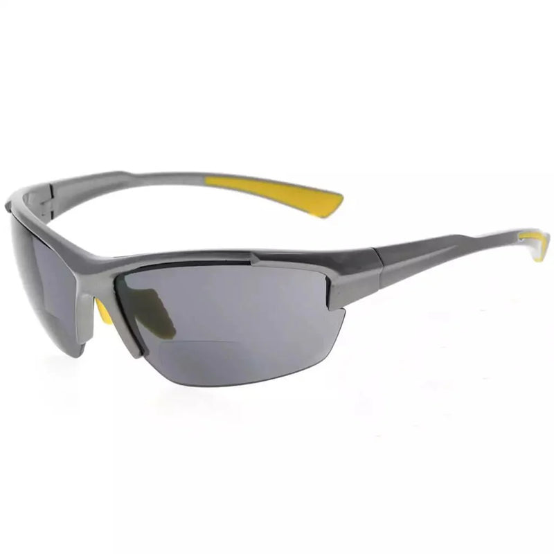 eyekeeper.com TR90 Half Rim Rectangle Bifocal Reading Sunglasses SG901 Sunglasses