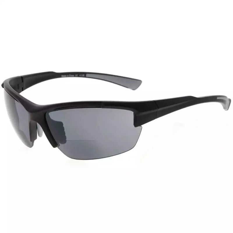 eyekeeper.com TR90 Half Rim Rectangle Bifocal Reading Sunglasses SG901 Sunglasses