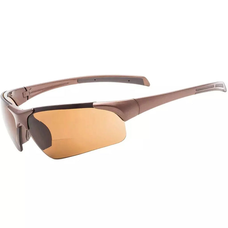eyekeeper.com TR90 Half-rim Sport Bifocal Reading Sunglasses TH6186 Sunglasses