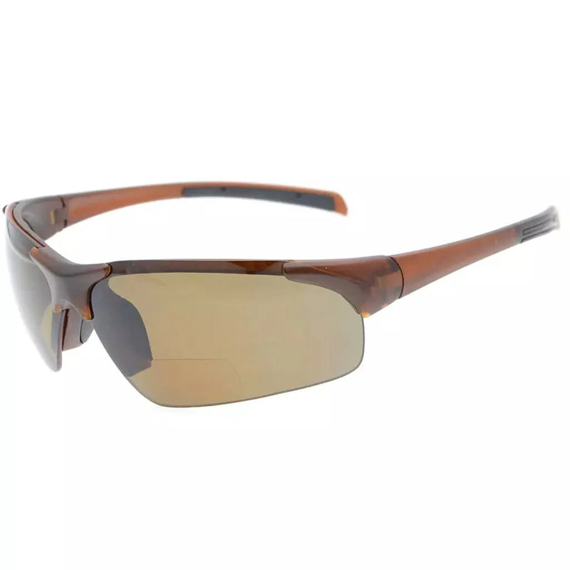 eyekeeper.com TR90 Half-rim Sport Bifocal Reading Sunglasses TH6186 Sunglasses