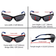 eyekeeper.com TR90 Half Rim Sports Bifocal Sunglasses for Cycling Fishing SG902 Eyeglasses