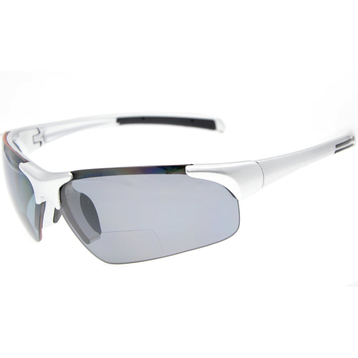 Eyekeeper.Com - Tr90 Half-Rim Sport Bifocal Reading Sunglasses Th6186