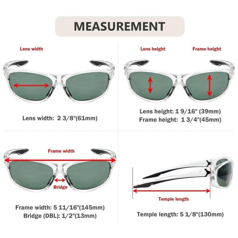 eyekeeper.com Polarized Sport Style Sunglasses With TR90 Frame TH6145 Sunglasses