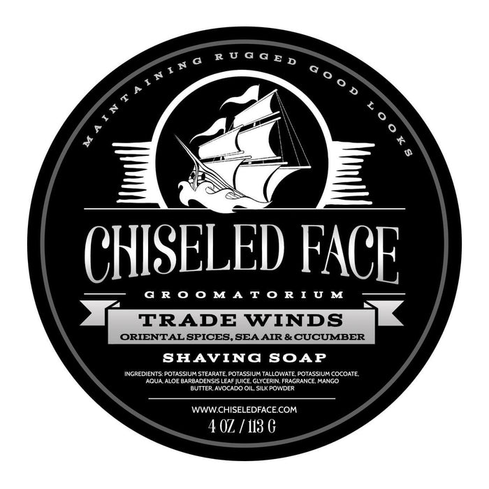 Chiseled Face Trade Winds - Shaving Soap