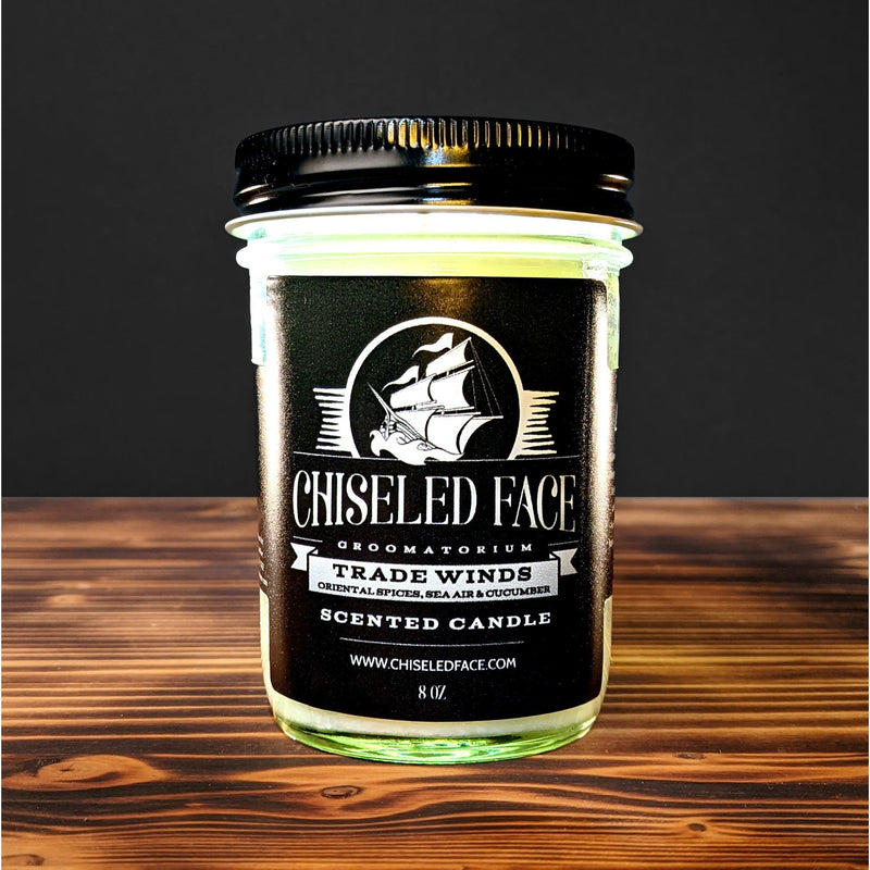 Chiseled Face Trade Winds Scented Candle Candle