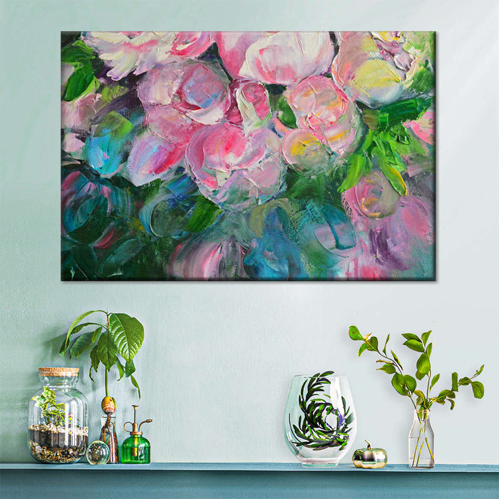 Abstract Peonies Wall Art