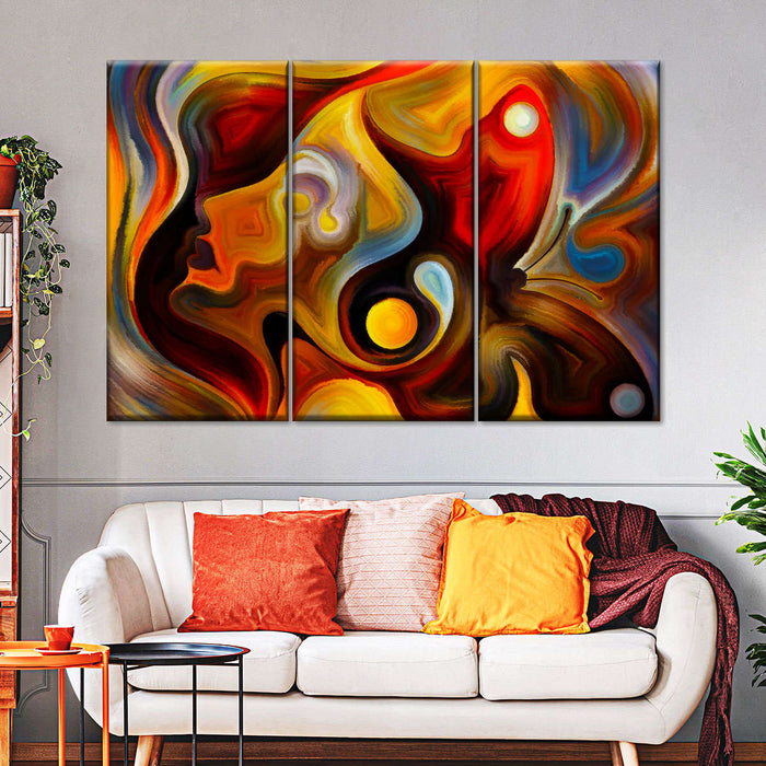 Abstract Portrait Wall Art