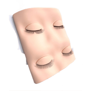 VIP Extensions Training Head for Lashes with 2 Sets of Eyes Salon Supplies