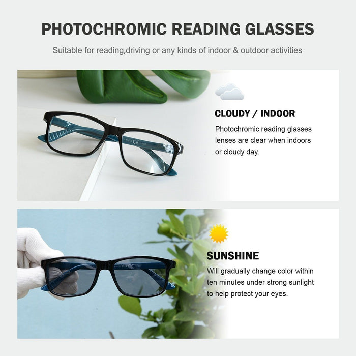 Eyekeeper.Com - Transition Photochromic Reading Glasses Bs163