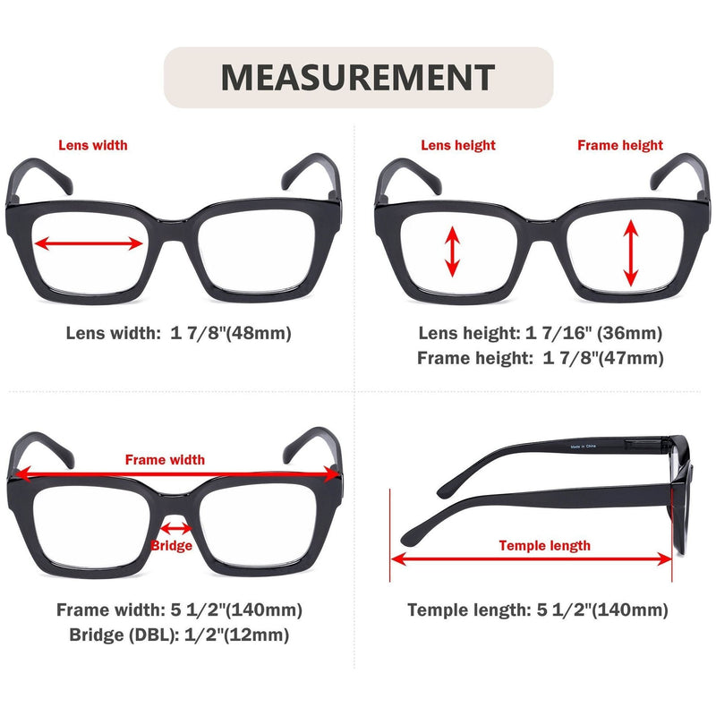 eyekeeper.com Thicker Frame Transition Photochromic Reading Glasses BS9106 Eyeglasses