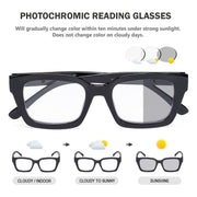 eyekeeper.com Thicker Frame Transition Photochromic Reading Glasses BS9106 Eyeglasses