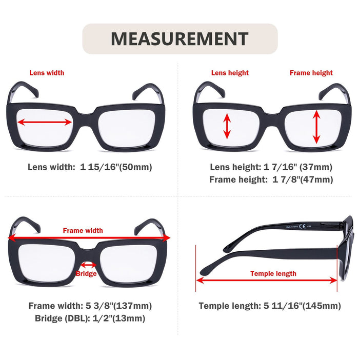 Eyekeeper.Com - Thicker Frame Transition Photochromic Reading Glasses Bs9107