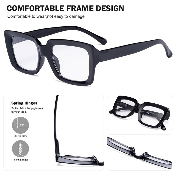 Eyekeeper.Com - Thicker Frame Transition Photochromic Reading Glasses Bs9107