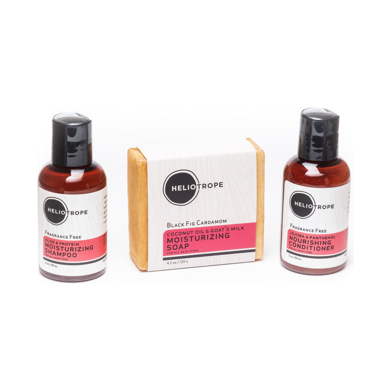 Heliotrope San Francisco Hair Care Travel Sampler Box / Kit