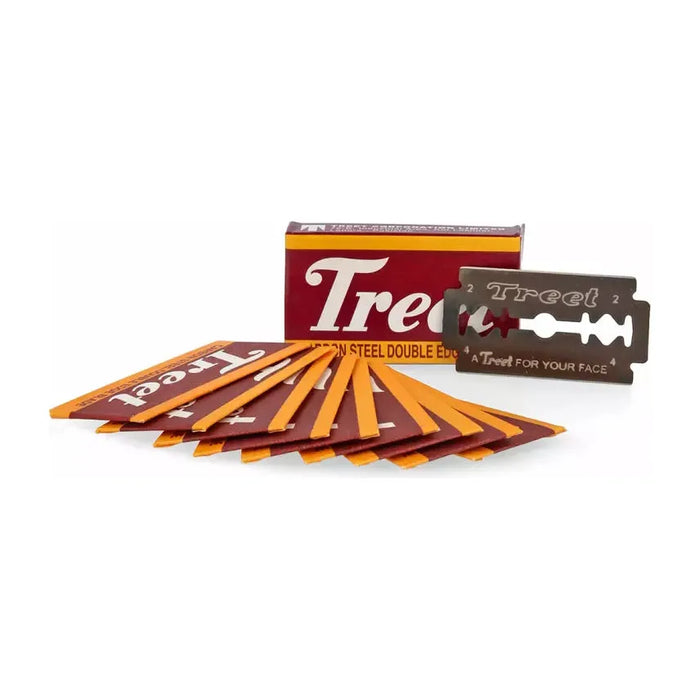 Treet Carbon Steel Double Edge Razor Blades - 10 Pack