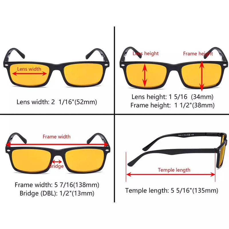 eyekeeper.com Trendy Blue light Blocking Computer Reading Glasses HP899 Eyeglasses