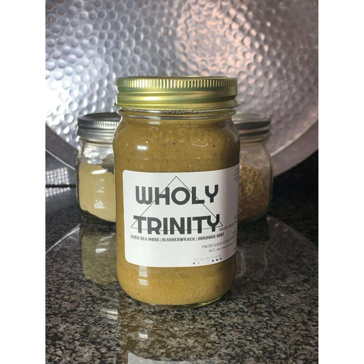 Nicko Kitchen Shop WholyTrinity Sea Moss Gel with Bladderwrack & Burdock Root 16oz Nutrition Gels & Chews