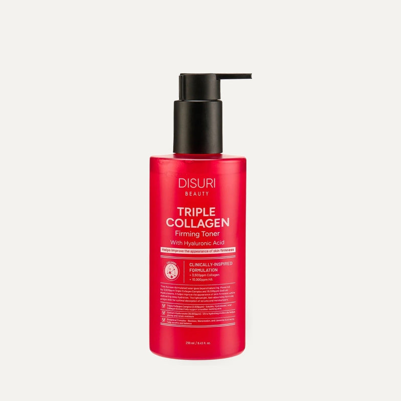 DISURI Triple Collagen Firming Toner – Hydrating & Firming Toner with 3,500ppm Collagen (8.45 oz)
