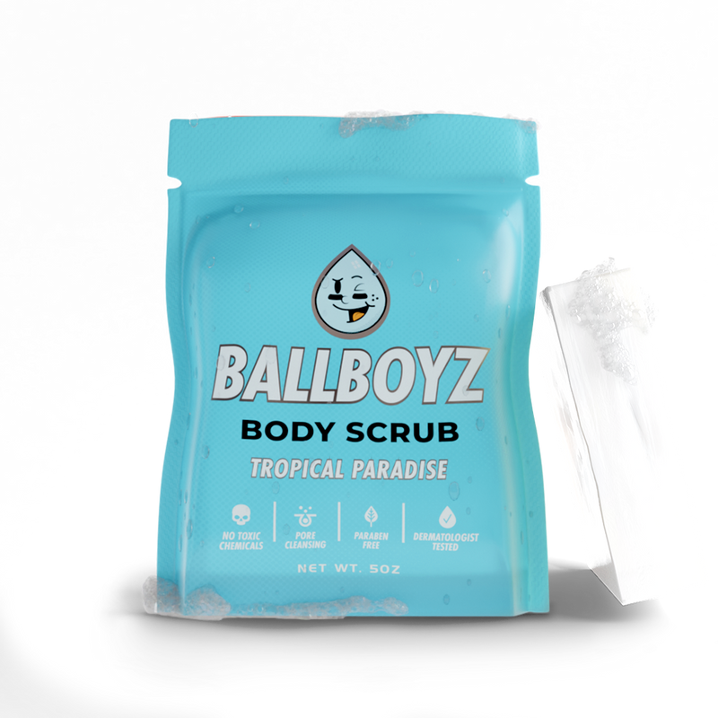 BALLBOYZ Tropical Paradise Body Scrub (Medium Acne)