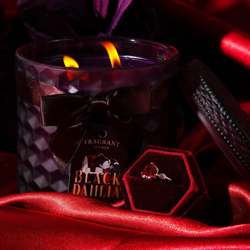 Fragrant Jewels Black Dahlia - Satin Collection - Jewel Candle Jewel Candle