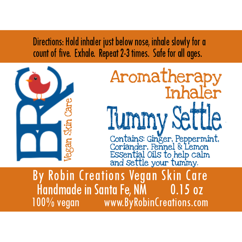 By Robin Creations Tummy Settle Aromatherapy Inhaler Massage & Relaxation