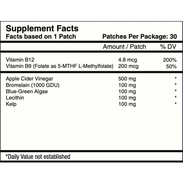 PatchAid - Turbo Weight Loss Vitamin Patch Pack