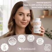 Bellawell Health Turmeric & Ginger Formula - by Bellawell Capsules Dark Gray