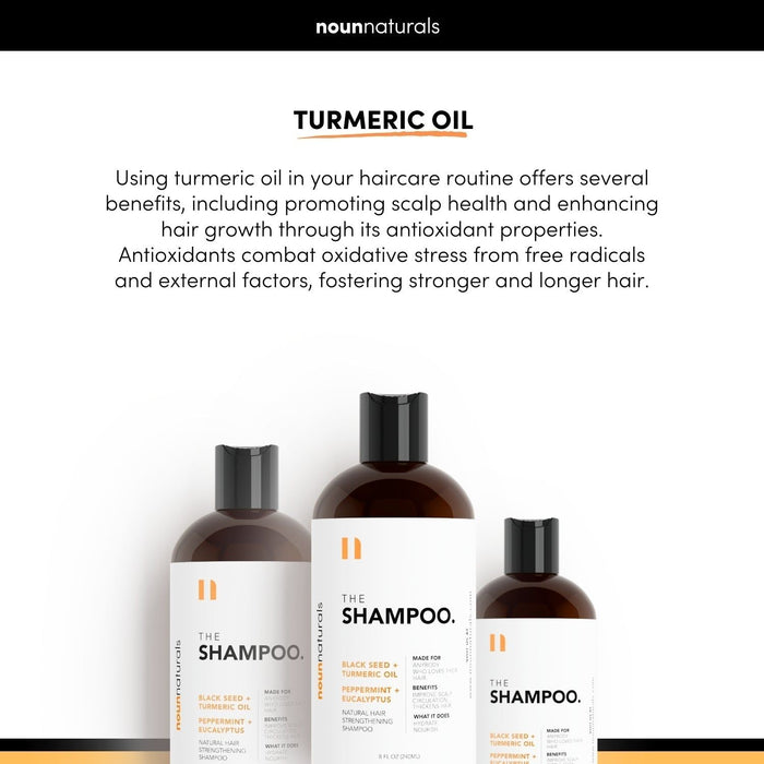 Noun Naturals - Noun Naturals - Turmeric + Organic Black Seed Shampoo