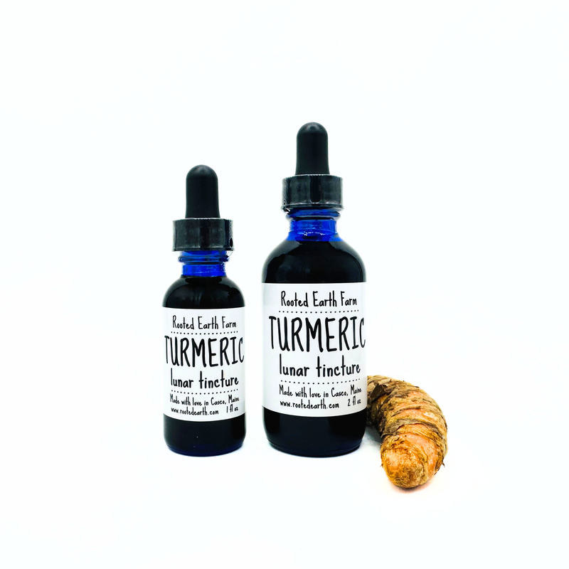 Rooted Earth Farm + Apothecary Turmeric Tincture Tinctures + Capsules