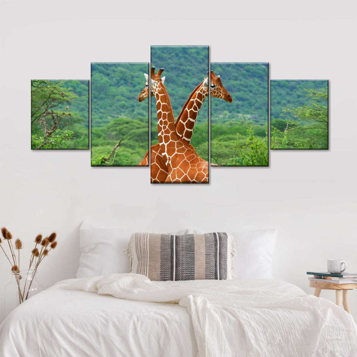 Giraffe Love Wall Art