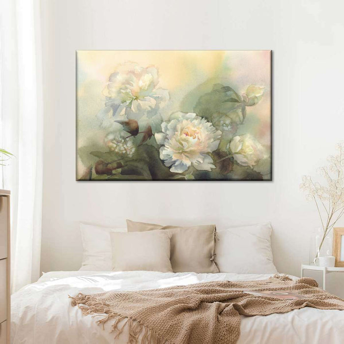 Abstract Bouquet Of Peonies Wall Art