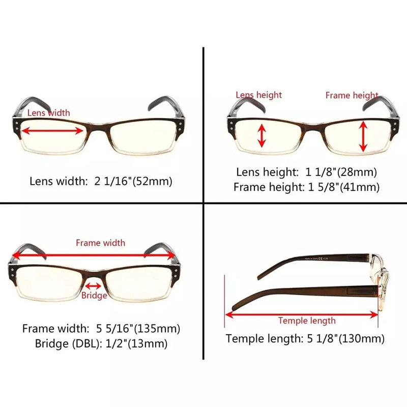 eyekeeper.com Two-tone Color Computer Reading Glasses CG012 Eyeglasses