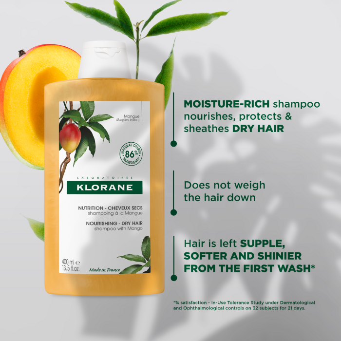 Klorane Nourishing Treatment Shampoo With Mango Butter 6.7 oz