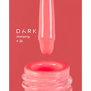 nbmsupply DARK STAMPING POLISH NEON CORRAL №26, 8 ML   Article : S026
