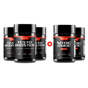 Snap Supplements Ultimate Testo + Nitric Oxide Bundle - Buy 3, Get 2