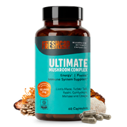 FreshCap Mushrooms Organic Mushroom Complex Supplement Capsules Capsules
