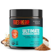 FreshCap Mushrooms Organic Mushroom Extract Powder Blend Powder
