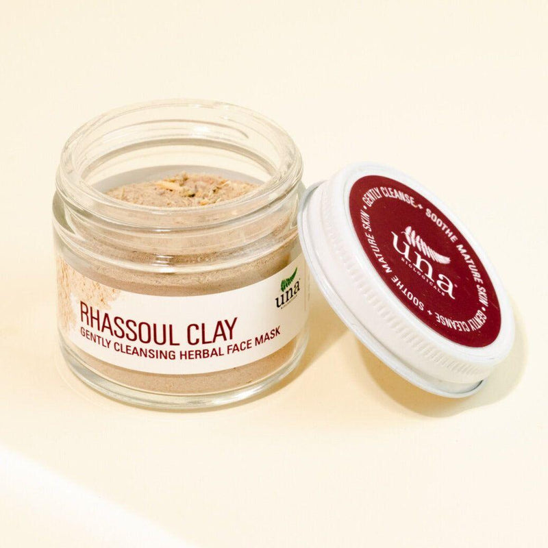 Una Biologicals® Rhassoul Gentle Cleanse Herbal Face Mask | Face Care | Una Biologicals Skin Care Clay Mask