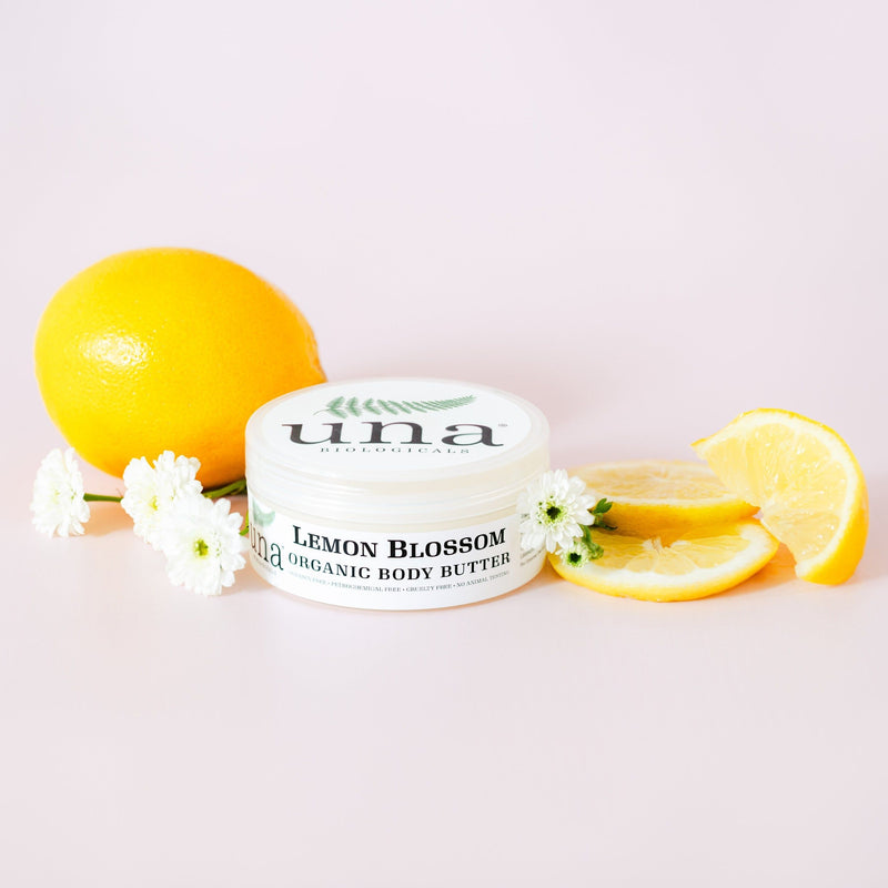 Una Biologicals® Lemon Blossom Body Butter | Natural Body Lotion | Una Biologicals Body Butter