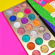 Rude Cosmetics United Shades of Glitter -  21 Pressed Glitter Eyeshadow Palette Eyeshadow Palette