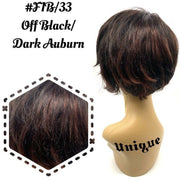 VIP Extensions Unique 100% Human Hair Full Wig/Style Style A9 Wig