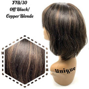 VIP Extensions Unique's 100% Human Hair Full Wig / Style "T" Wig